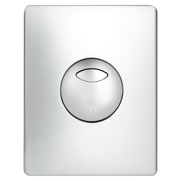 Grohe Bedieningsplaat Skate (Mat chroom, 2 spoelwaterhoeveelheid, Geschikt voor: Pneumatisch afvoerventiel)