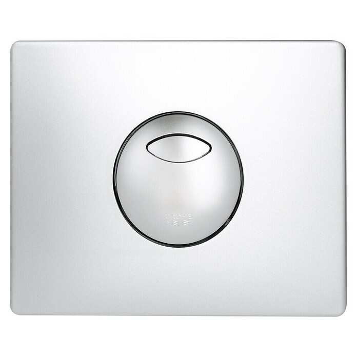 Grohe Bedieningsplaat Skate (Mat chroom, 2 spoelwaterhoeveelheid, Geschikt voor: Pneumatisch afvoerventiel)