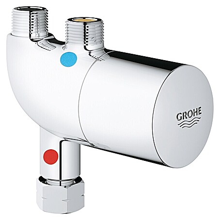 Grohe Thermostat-Ventilunterteil Grohtherm Micro (Messing, Chrom)