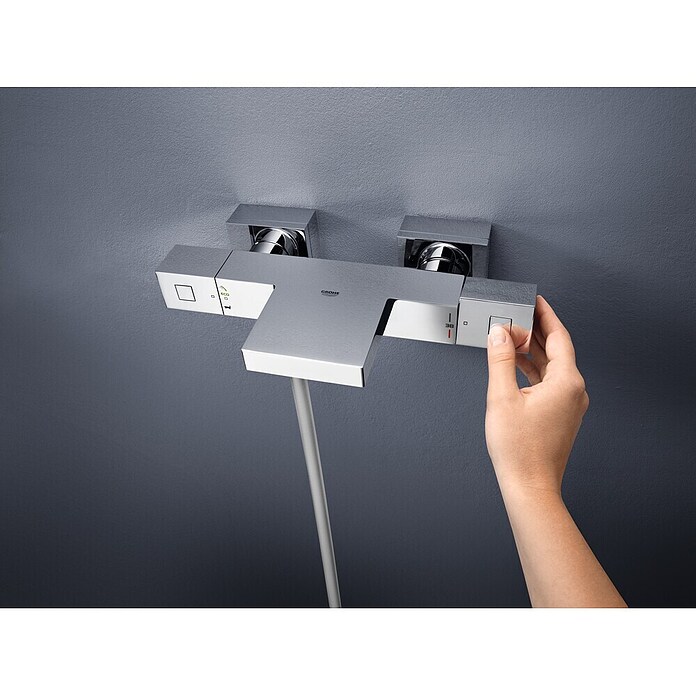 Grohe Grohtherm Cube Badthermostaat (Chroom, Glanzend)