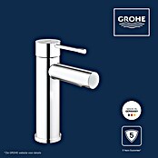 Grohe Essence New Wastafelkraan (Zonder trekstang, Chroom, Glanzend)