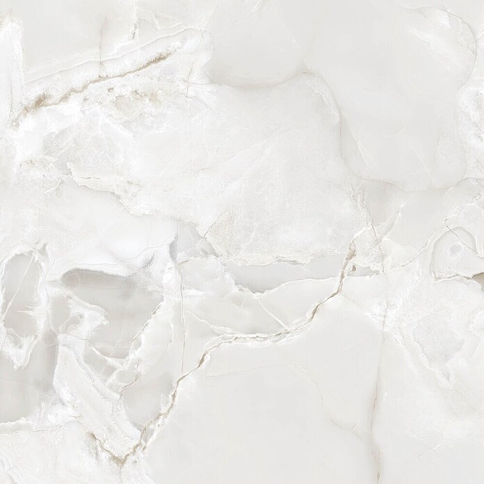 Feinsteinzeugfliese Onyx Freedom (60 x 120 cm, White, Glänzend) | BAUHAUS