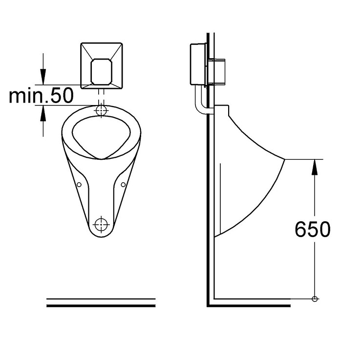 Grohe Urinoirelement