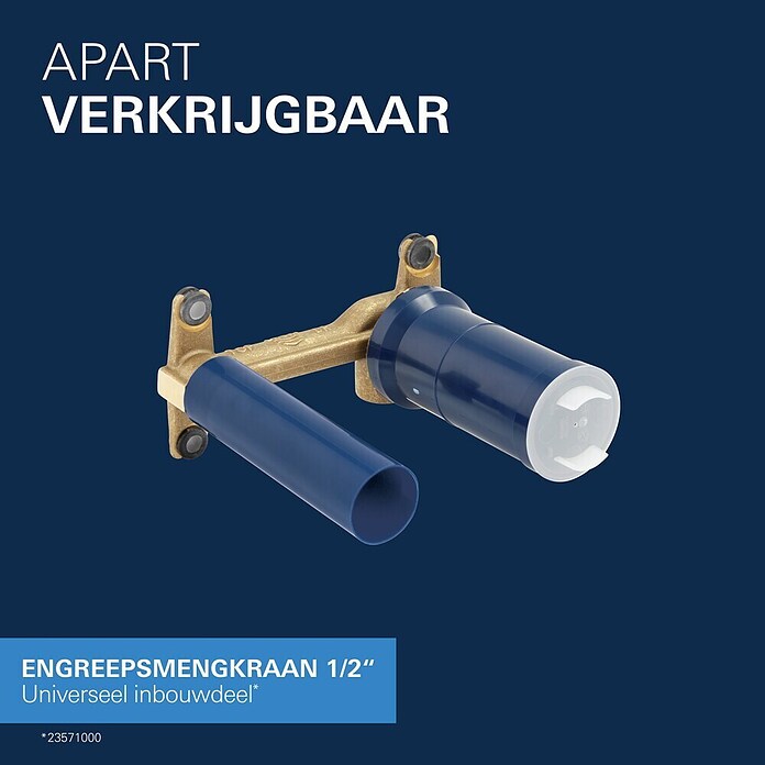 Grohe Essence Wastafelmengkraan, wandmodel (2-gats, Chroom, Glanzend)