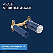 Grohe Essence Wastafelmengkraan, wandmodel (2-gats, Chroom, Glanzend)