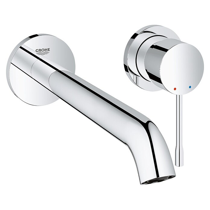 Grohe Essence Wand-Waschtischarmatur L-Size (2-Loch, Chrom, Glänzend)