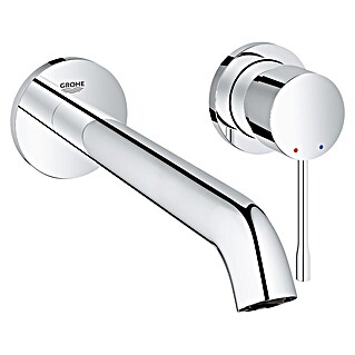 Grohe Essence Waschtischarmatur L (Wandmontage, Chrom, Glänzend)