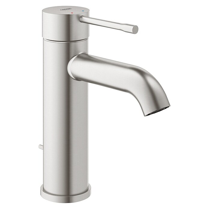 Grohe Essence New Wastafelkraan (Supersteel, Glanzend)