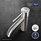 Grohe Essence New Wastafelkraan (Supersteel, Glanzend)