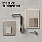 Grohe Essence New Waschtischarmatur (Mit Zugstange, Supersteel, Glänzend)