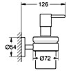 Grohe Essentials Seifenspender (Mit Halterung, Supersteel, Matt)