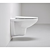Grohe Wand-WC Bau Keramik (Spülrandlos, Ohne Spezialglasur, Spülform: Tief, WC Abgang: Waagerecht, Weiß) | BAUHAUS