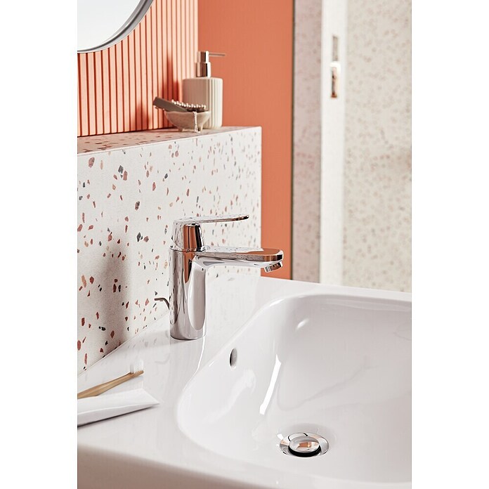 Grohe Euro Keramik Wastafel (60 x 48 cm, Zonder coating, Keramiek, Wit)