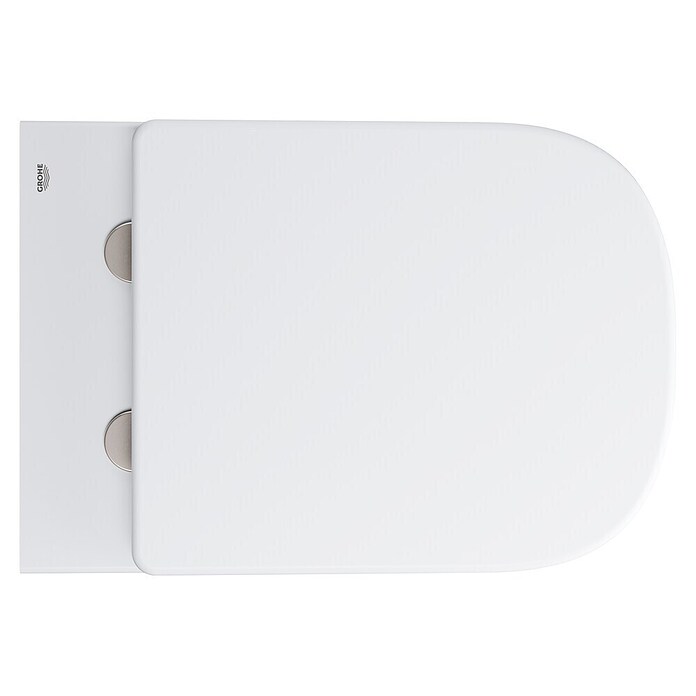 Grohe Euro Keramik Hangend Toilet Spoelrandloos  Typ 2 (Zonder coating, Diepspoeler, Wit)