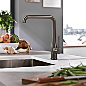 Grohe Essence Keukenkraan (Hard grafiet, Geborsteld, Hoge uitloop)