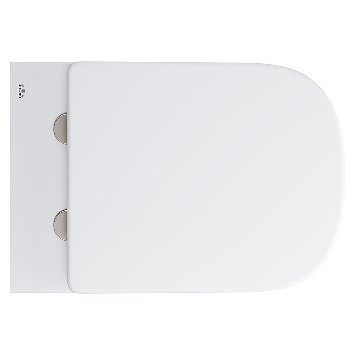 Grohe Euro Keramik Spoelrandloos staand toilet Typ 2 (Zonder coating, Diepspoeler, Uitlaat: Horizontaal, Wit)