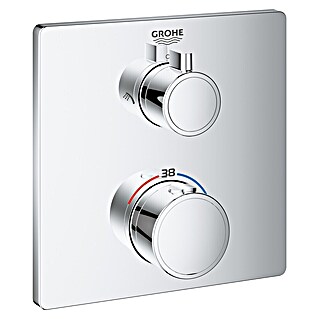 Grohe Grohtherm Inbouwthermostaatkraan Grohtherm (Hoekig, Glanzend)