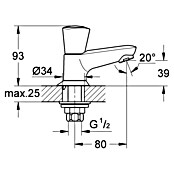 Grohe Costa Fonteinkraan S (Chroom) | BAUHAUS