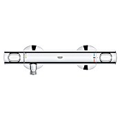 Grohe Douchethermostaat Precision Flow (Chroom, Glanzend) | BAUHAUS