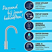 Grohe QuickFix Wastafelkraan Get L-Size (Chroom, Glanzend) | BAUHAUS