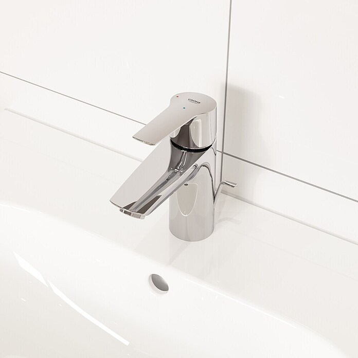 Grohe QuickFix Wastafelkraan Start (Afvoer armatuur: 109 mm, Chroom, Glanzend) | BAUHAUS