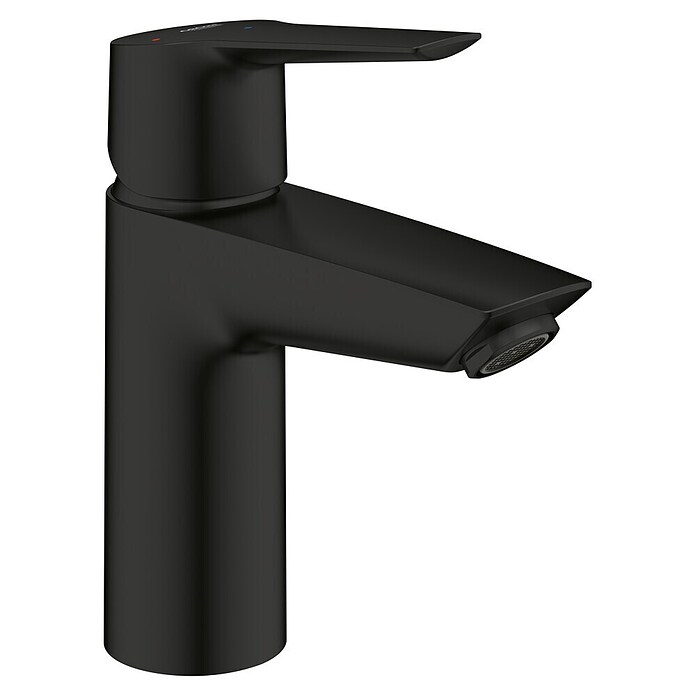 Grohe Start Wastafelkraan S-Size (Afvoer armatuur: 109 mm, Mat, Zwart) | BAUHAUS