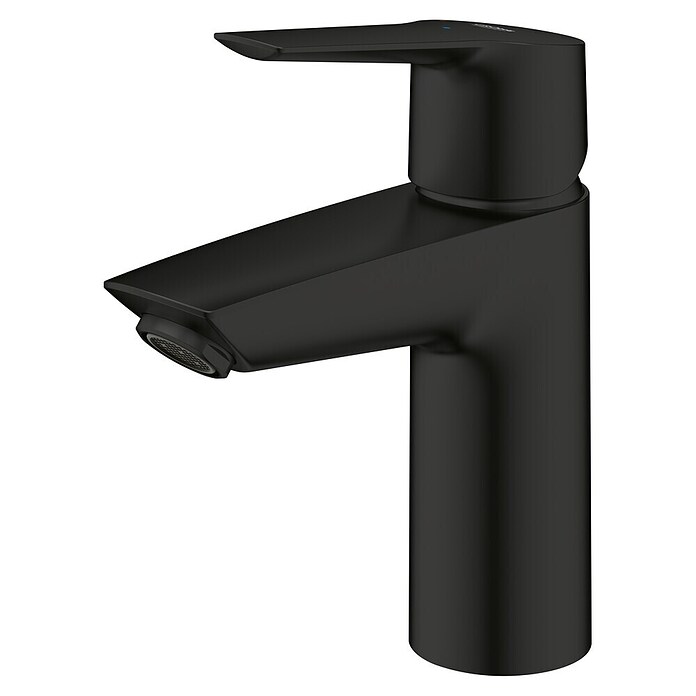 Grohe Start Wastafelkraan S-Size (Afvoer armatuur: 109 mm, Mat, Zwart) | BAUHAUS