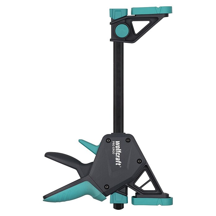 Wolfcraft Jednoručna stega PRO ERGO  (Raspon: 150 mm, Dužina do izljeva: 85 mm) | BAUHAUS