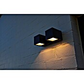 Lutec Aplique para exterior LED Fari (10 W, L x An x Al: 92 x 65 x 193 mm, Gris oscuro, Aluminio, IP54) | BAUHAUS