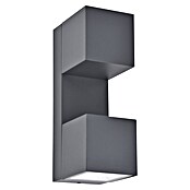 Lutec Aplique para exterior LED Fari (10 W, L x An x Al: 92 x 65 x 193 mm, Gris oscuro, Aluminio, IP54) | BAUHAUS