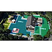 Airseekers Robotska kosilnica Tron  (2.400 m², Širina reza: 20 cm - 30 cm) | 7261 - Mähroboter | IAEA - Rasenmäher | IAE - Gartenmotorgeräte | IA - Gartenhartware | I - Stadtgarten | BAUHAUS
