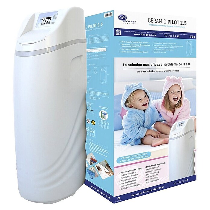 Bb agua Descalcificador de agua Ceramic Pilot 2.5 (47 x 32 x 105,5 cm)