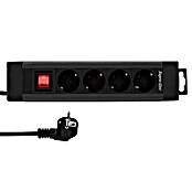 SupraLine Produžni kabel s utičnicama  (Broj šuko utičnica: 4 Kom., Antracit, Dužina kabela: 1,9 m, S prekidačem) | BAUHAUS