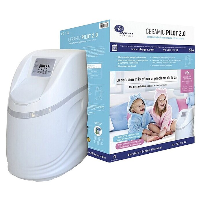 Bb agua Descalcificador de agua Ceramic Pilot 2.0 (47 x 32 x 59,8 cm)