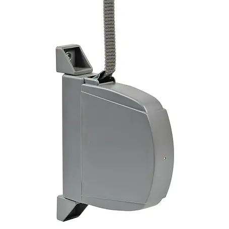 Recogedor de cinta de persiana gris