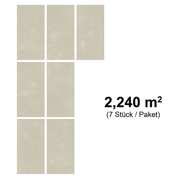 b!design Vinylboden SPC (Amalfi, Fliese, 800 x 400 x 5 mm) | BAUHAUS