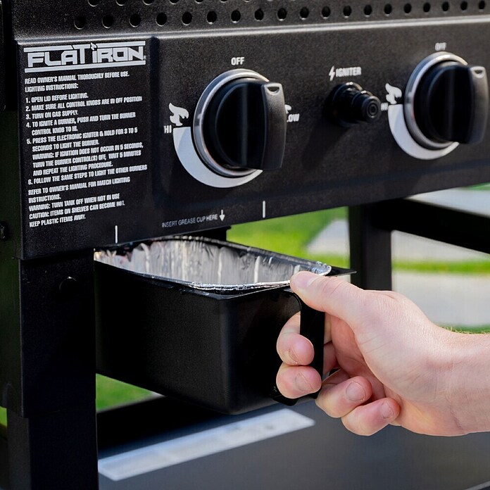 Char-Griller Plancha-Grill Flat Iron (Grillfläche (B x T): 76 x 49 cm, 10,55 kW, Anzahl Brenner: 3 Stk.) | BAUHAUS
