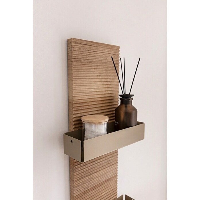 Camargue Marea Badregal (18 x 10,2 x 80 cm, Goldbronze) | BAUHAUS