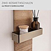 Camargue Marea Badregal (18 x 10,2 x 80 cm, Goldbronze) | BAUHAUS