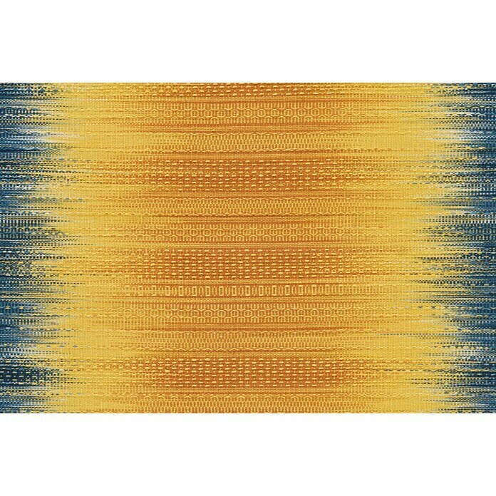 Kayoom Wollteppich Sunset (Gelb/Blau, 240 x 170 cm, 80 % Neuseeland-Wolle, 20 % Baumwolle)