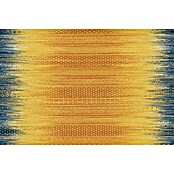 Kayoom Wollteppich Sunset (Gelb/Blau, 160 x 90 cm, 80 % Neuseeland-Wolle, 20 % Baumwolle)