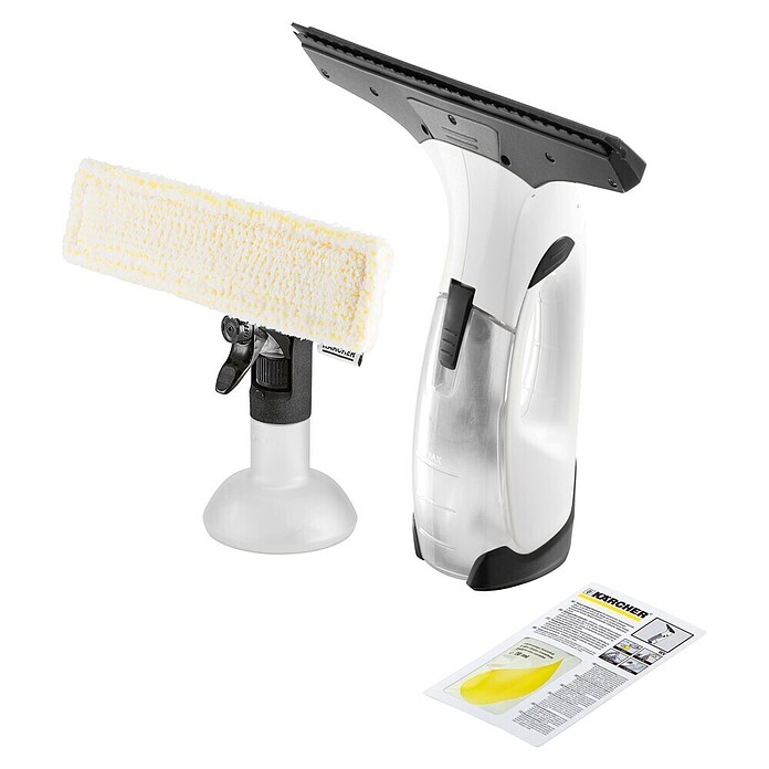 Kärcher Accu ruitenreiniger WV 2 Plus (l x b x h: 12 x 28 x 32 cm, Inhoud reservoir: 100 ml) | BAUHAUS