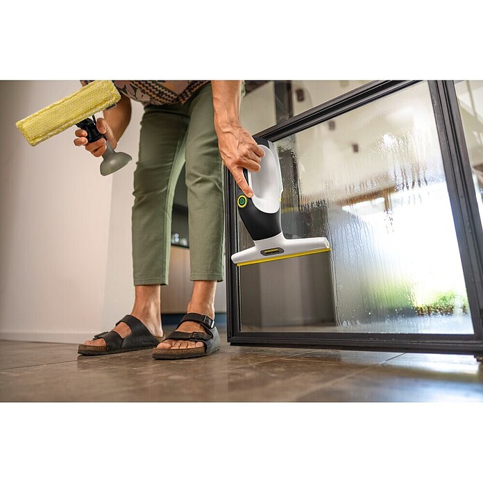 Karcher Accu ruitenreiniger WV 3 Comfort Extended (l x b x h: 141 x 280 x 290 mm, Inhoud reservoir: 0,2 l) | BAUHAUS