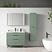 Mueble de lavabo Turia (L x An x Al: 45 x 80 x 85 cm, Verde atlántico) | BAUHAUS