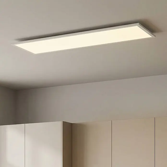 Lindby LED-Panel Luay - weiß / opal, weiß / opal