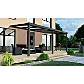 Terrassenüberdachung Special Edition (L x T: 500 x 300 cm, Polycarbonat, Anthrazitgrau, Klar)