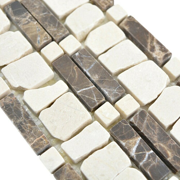 Fliesenbordüre Ladder BO LA DEC11 (5 x 30 cm, Beige/Braun, Matt)