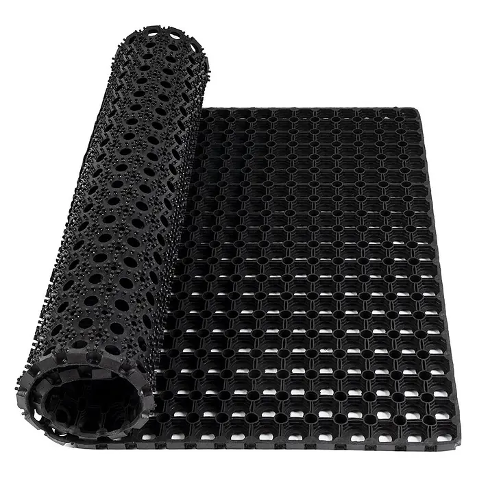 Floordirekt Gummimatte Octo Door 23 mm Stärke - Schwarz