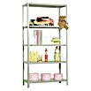 Simonrack Comfort Metallregal (L x B x H: 40 x 90 x 180 cm, Traglast: 100 kg/Boden, Anzahl Böden: 5 Stk., Grau)
