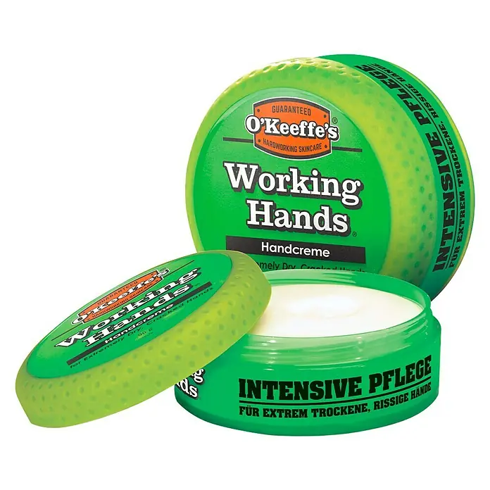 O'Keeffe's Workings Hands Handcreme - 90 ml - O'Keeffe's Working Hands Handcreme für extrem trockene und rissige Hände, ideal für die tägliche Hautpflege.